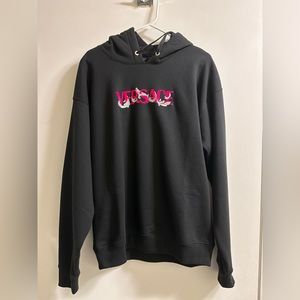 Versace ‘Silver Baroque’ Logo Hoodie